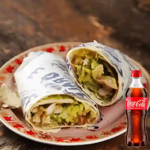 Combo Burrito Mechada de Res +Cocacola Orig 400ml