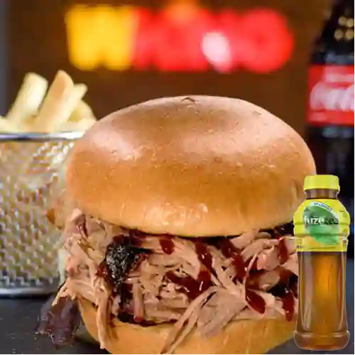 Combo Whopper Bbq Ribs + Fuze Tea de Limón de 400 ml
