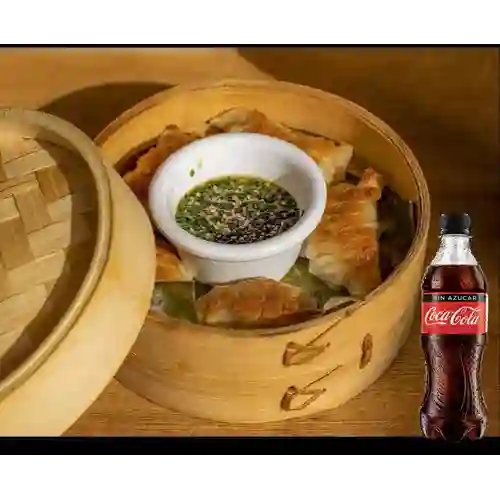 Combo Gyozas de Pierna de Cerdo Asada + Coca Cola Zero