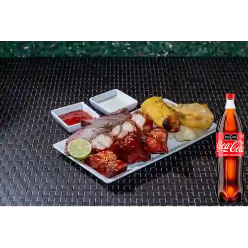 Combo Bandeja Mixta Recargada + Coca Cola Original 1.5 l