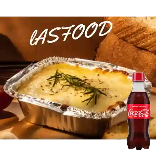 Combo Lasaña de Pollo +Cocacola Orig 250ml