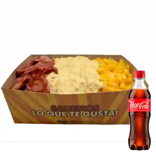 Combo Salchipollo + Coca Cola Original 400 ml