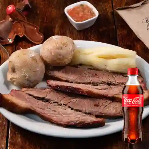 Combo Punta de Pecho de Res +Cocacola Orig 400ml