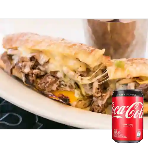 Combo Philadelphia + Coca-Cola Sin Azúcar 354 ml