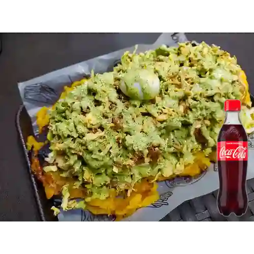 Combo Patacón Burger + Coca-Cola Sabor Original 400 ml
