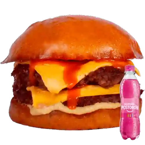 Combo Tenneessee Burger Doble + Manzana 400 Ml