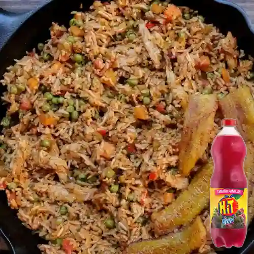 Combo Arroz Paisa 2 Personas + Hit Mora 1.5 l