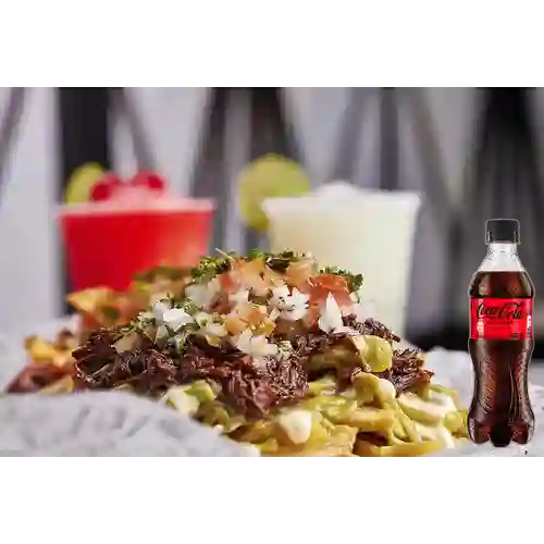 Combo Papas Mexicanas + Coca Cola Sin Azúcar 400 ml