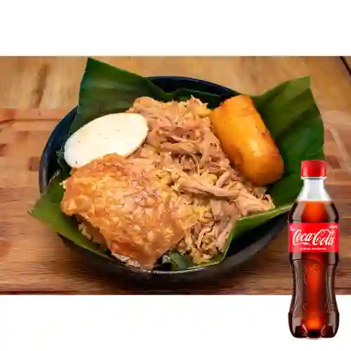 Combo Lechona Personal +cocacola Orig 400ml.