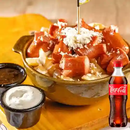 Combo Salchipapa + Coca Cola Original 400 ml