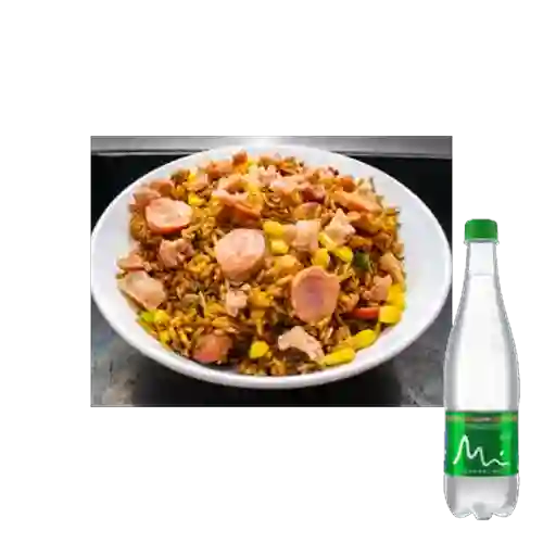 Combo Arroz Ranchero + Manantial Con Gas 600ML