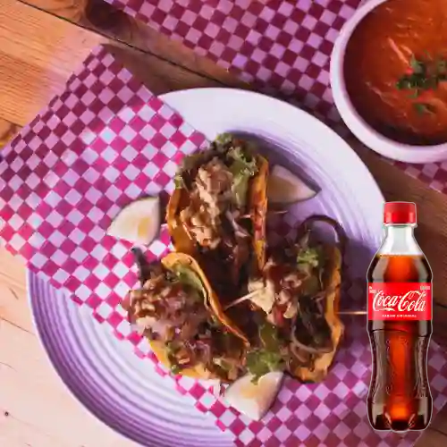 Combo Tacos Spice + Coca Cola Original 400 ml