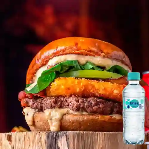 Combo Crispy Cheese + Brisa Sin Gas 280ML