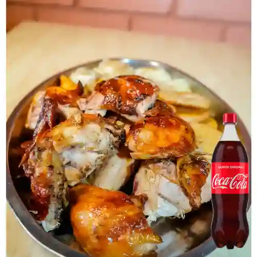 Combo Pollo Asado + Coca-Cola Sabor Original 1.5 L