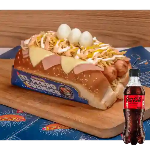 Combo Perro Cósmico Galáctico +Cocacola S/az 400ml