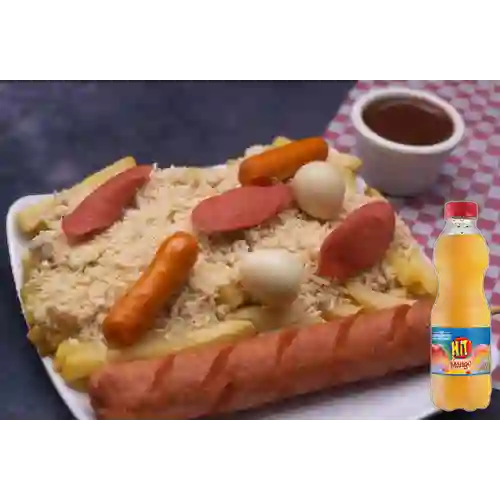 Combo Longui Pollo + Hit Mango 500 ml