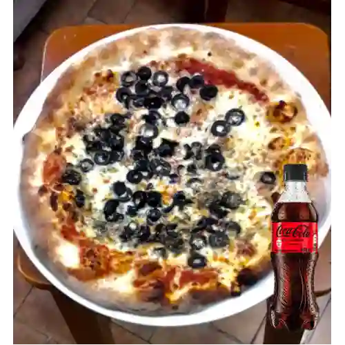 Combo Pizza Romana  + Coca Cola Sin Azúcar 400 ml