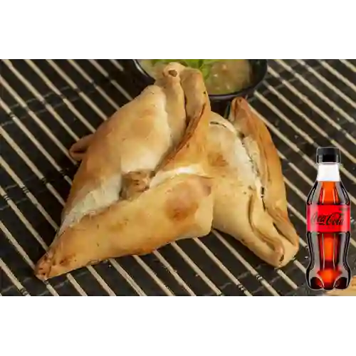 Combo Empanada de Champiñón + Coca-Cola ZERO 250 ml