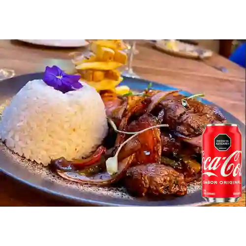 Combo Lomo Saltado + Coca Cola Original 330ML