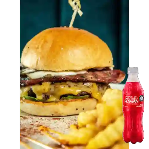 Combo Burger Argentina + Kola Román Original 400ML