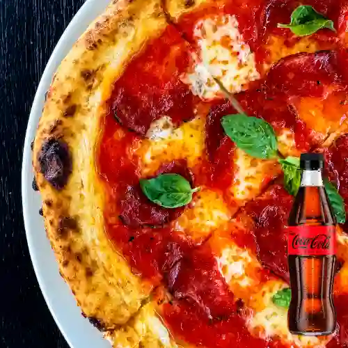 Combo Diavola - Salami + Coca-Cola Zero 300 ml