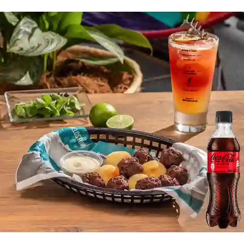 Combo Albóndigas + Coca Cola Sin Azúcar 400 ml