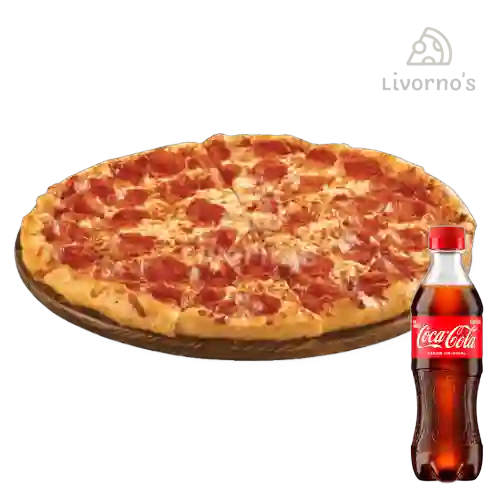 Combo Pizza Pepperoni Personal +Cocacola Orig 400ml