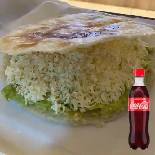 Combo Arepa de Queso y Aguacate + Coca Cola 500 ml