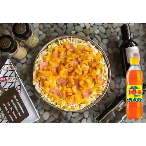 Combo Pizzeta Hawaiana + Colombiana 350 ml