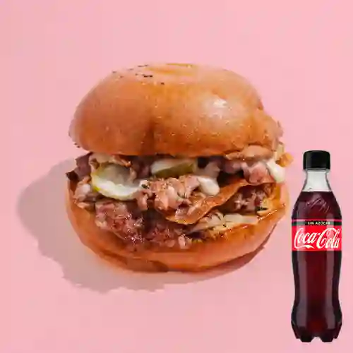 Combo Hamburguesa Sutanita + Coca-Cola Sin Azúcar 500 ml