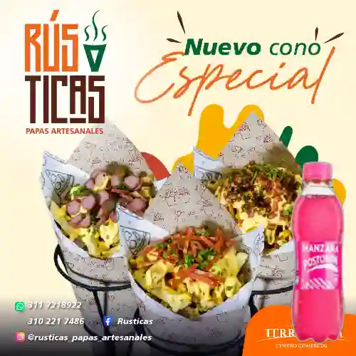 Combo Cono Especial + Manzana 200 ml