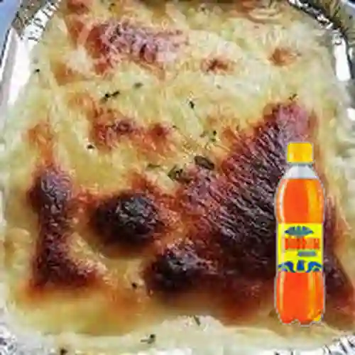 Combo Lasagna Bolognesa + Gaseosa Colombiana 250Ml.