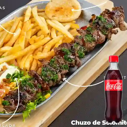 Combo Chuzo de Solomito +Cocacola Orig 400ml