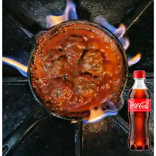 Combo Albóndigas Pomodoro + Coca Cola Original 400 ml