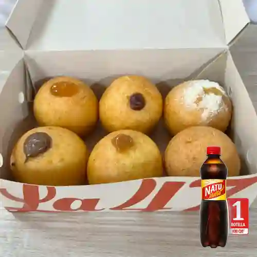 Combo Buñuelo Relleno + Natu Malta 400 ml
