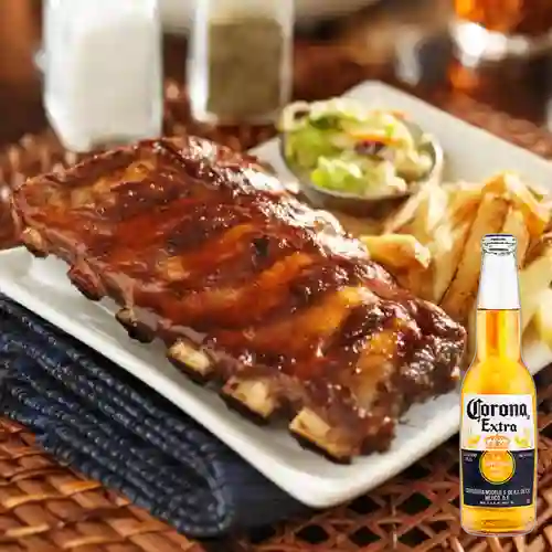 Combo Costillas + Corona 330 ml