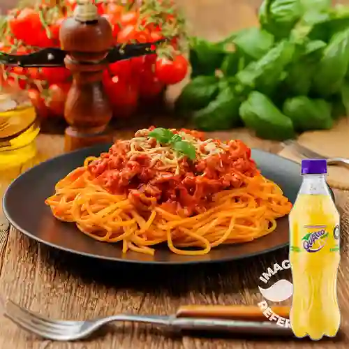Combo Pasta Boloñesa + Quatro Original 400ML