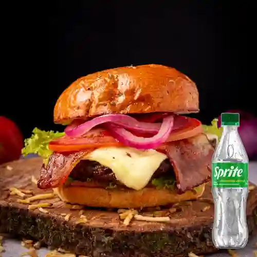 Combo Criolla Burger + Sprite Original 400ml