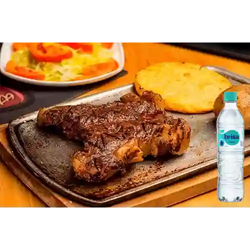 Combo Churrasco + Brisa Sin Gas 600ML