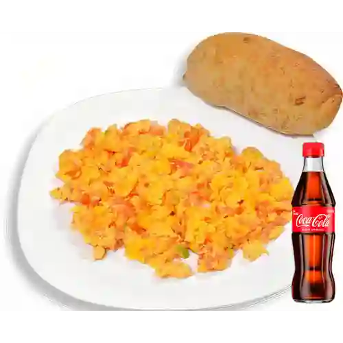 Combo Huevos Pericos + Coca Cola Original 300ML