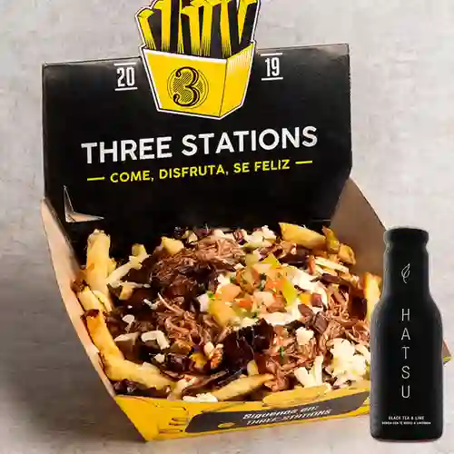 Combo Pulled Pork + Hatsu Negro y Limonada 400 ml