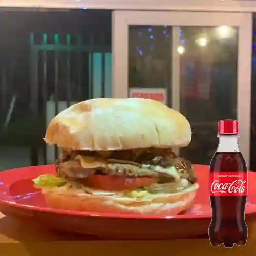 Combo Hamburguesa Sencilla +Cocacola Orig 250ml