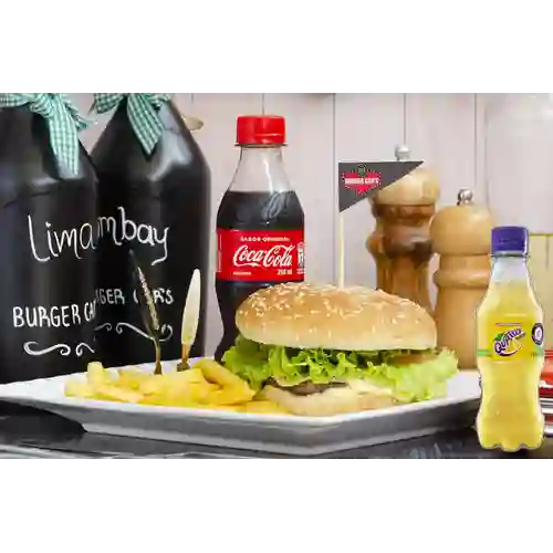 Combo Hamburguesa Fargo + Quatro Original 250ML
