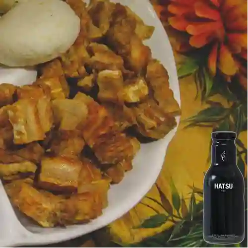 Combo Chicharrón la Doctora + Hatsu Negro 400 ml