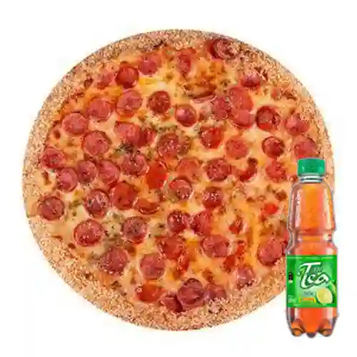 Combo Pizza Pepperoni Nacional + Mr Tea