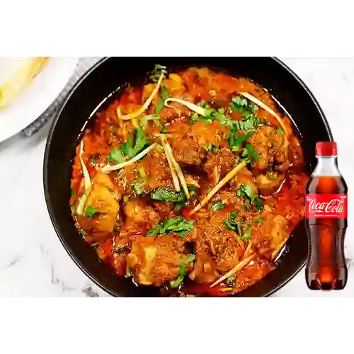 Combo Chiken Karahi Pollo + Coca Cola Original 400 ml