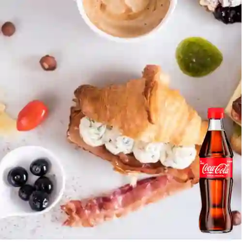 Croissant Queso Crema,Miel&Tocineta +CocaCola Org 300ml