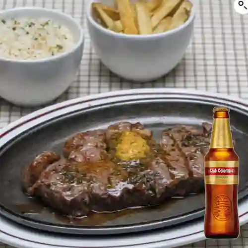 Combo New York Steak Nacional + Club Col. Dorada 330ml