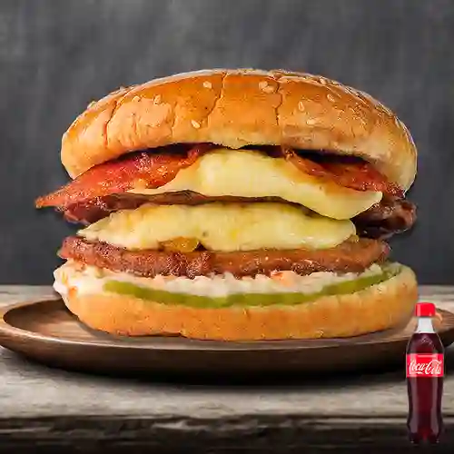Combo Hamburguesa Super +Cocacola Orig 400ml