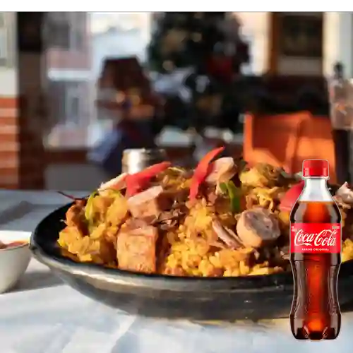 Combo Arroz Ranchero Chingon +Cocacola Orig 400ml